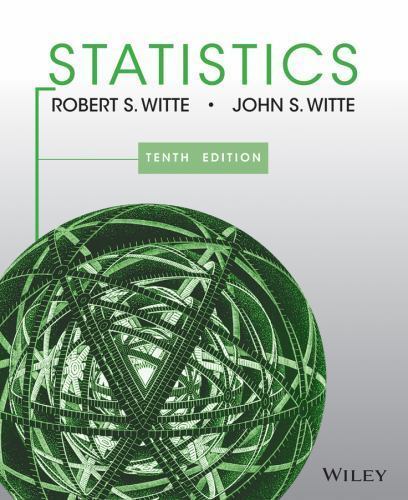 Statistics by John S. Witte and Robert S. Witte (2013, Trade