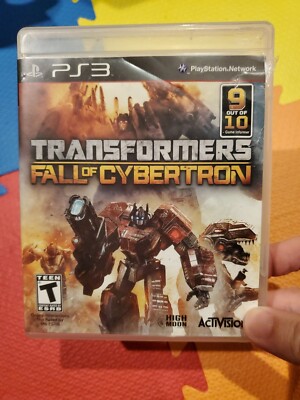 Transformers Fall of Cybertron (Sony PlayStation 3, 2012) PS3