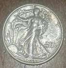 1943 - S * WALKING LIBERTY SILVER HALF DOLLAR * 50c US COIN * EXTRA FINE * XF