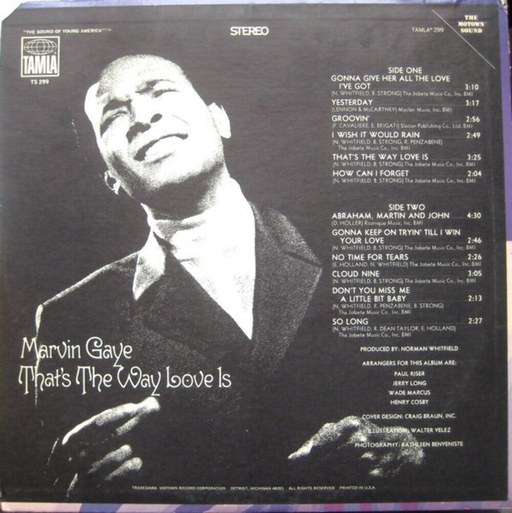 Marvin Gaye - That's The Way Love Is (LP, Album, Hol) | eBay
