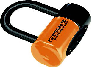 Kryptonite Security Evolution Series 4 Disc Lock, Yellow, Pouch, Reminder Cable