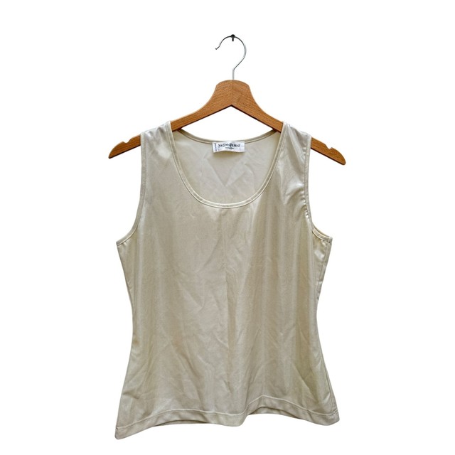 Yves Saint Laurent  Vintage Shiny Tank Top Size S  Unisex