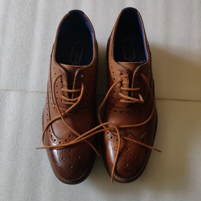 Ted Baker Lace-up Shoes GURI STCH-9-12992 Brown Leather Size Used  - Main Image