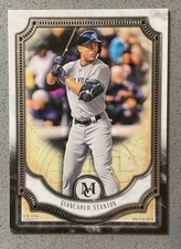 2018 Topps Museum Collection Baseball MLB #18 Giancarlo Stanton Silver Yankees