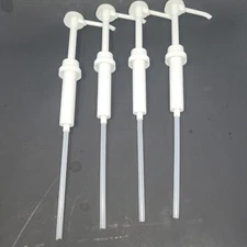 4 Pack-White Gallon Pump Dispenser, For Soap, Sanitizer, Mayo, Bottles/Container