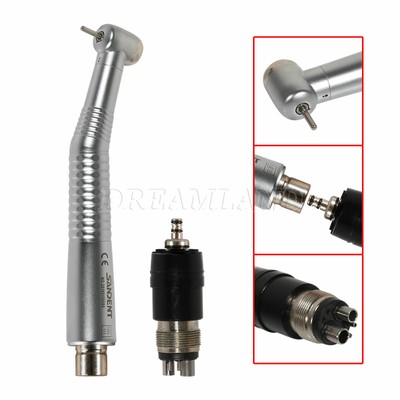 USA Dental High Speed Air Turbine Handpiece fit NSK 4 Hole Quick Coupler SANDENT