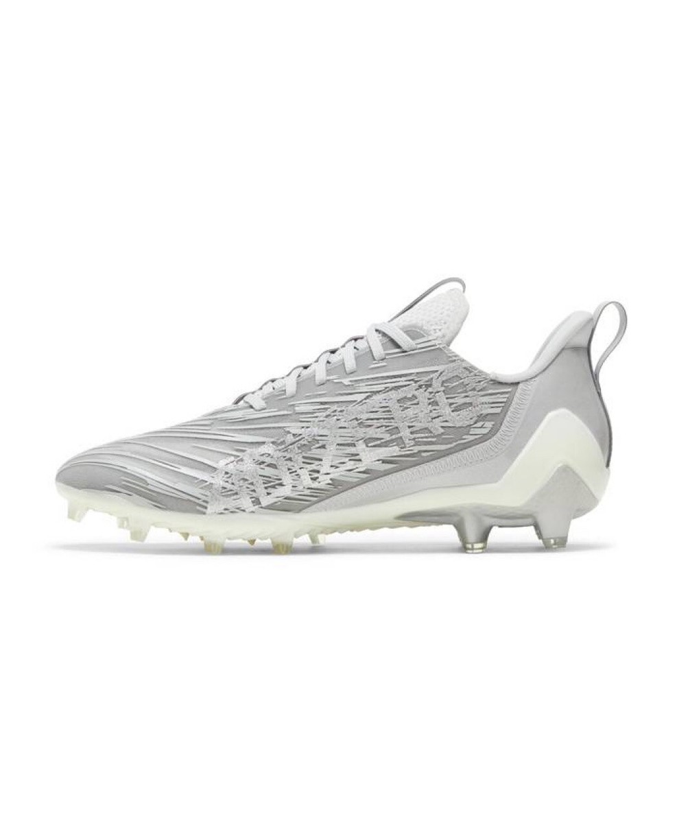 NEW Adidas Adizero Silver Metallic Grey Football Cleats  display picture 1