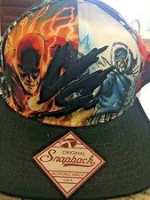 DC The Flash vs Captain Cold Sublimation Snapback Men Baseball Cap Hat NEW