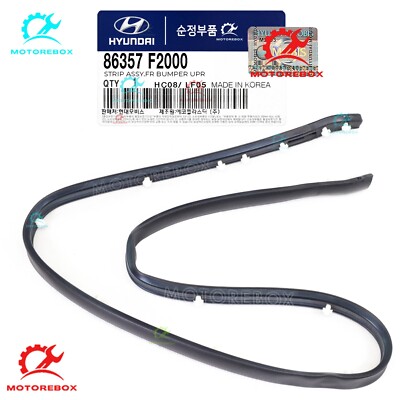 86357-F2000 Car Front Upper Bumper Hood Seal Strip Trim For Hyundai For - View #5