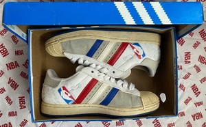 Baskets Adidas Superstar NBA Rare Collector Sneakers 677780 / Gris Fr 40 US  7 | eBay