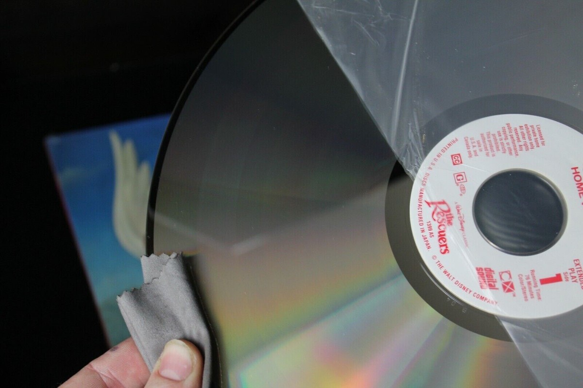 Disney The Rescuers Laserdisc LD Original Shrink Disk Near Mint