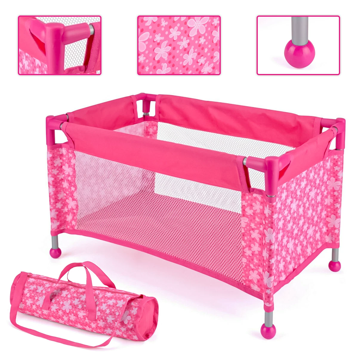 Doll crib sales with storage