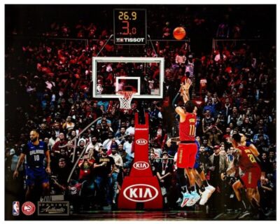 TRAE YOUNG Autographed Atlanta Hawks 