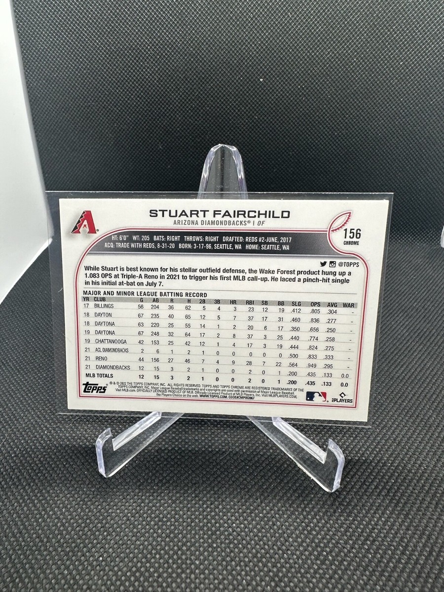 2022 Topps Chrome - Pink Refractor #156 Stuart Fairchild | eBay