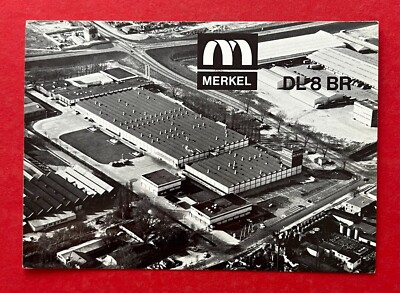 QSL AK HAMBURG 1974 Martin Merkel KG Dichtelemente Fabrik Luftbild     ( 129609