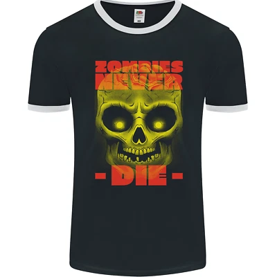 Zombies Nie Sterben Halloween Schädel Horror Herren Maglietta FotL - Bild 1 von 2