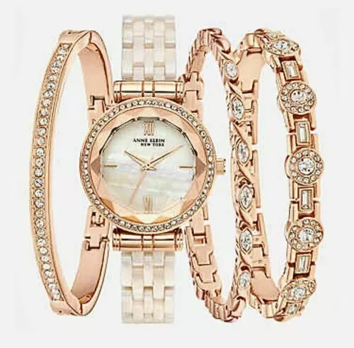 Anne klein online watches rose gold