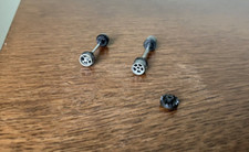 MINT NOS Aurora AFX Magnatraction Axles w/Five Spoke Wheels  Crown Gear