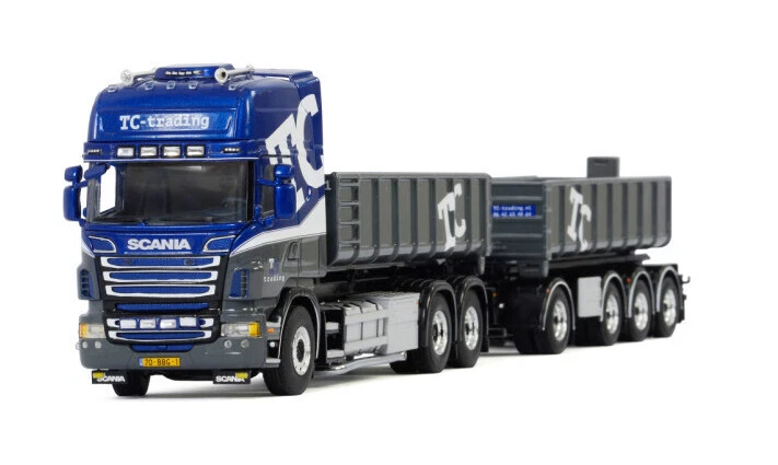 Camión de volteo WSI para SCANIA R6 #01-3084 TC-Trading 1/50 MODELO DIECAST ACABADO Foto 3 de 3