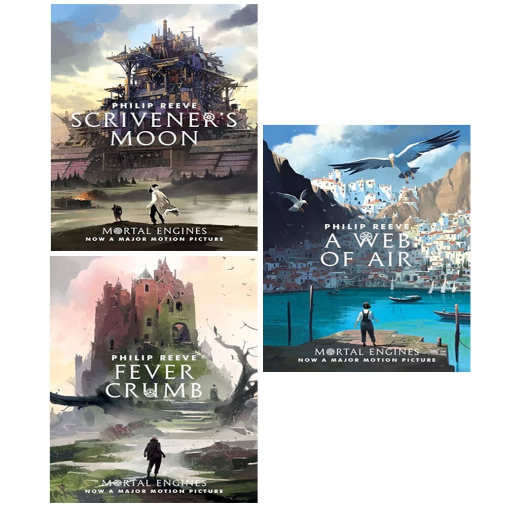 Mortal Engines Prequel Series 3 Books Set by Philip Reeve Fever Crumb, Scrivener - Image 5