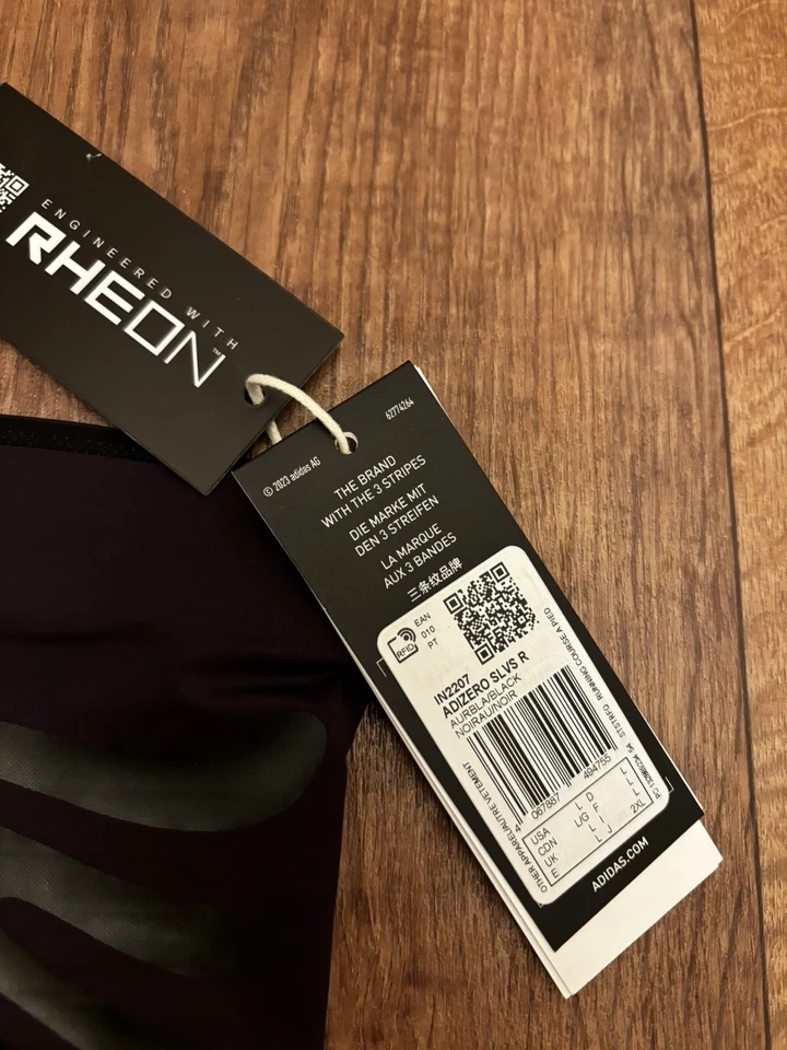 Adidas 2024 Pro Elite Adizero Control Running Arm Sleeves Size Large IN2207 BNWT - Image 3 of 4