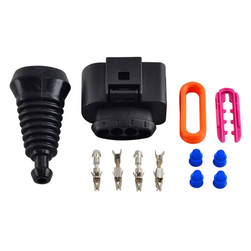 4 Set Ignition Coil Wiring Harness Connector Repair Kit For Audi A6 VW 1J0998724 - Picture 5 of 5