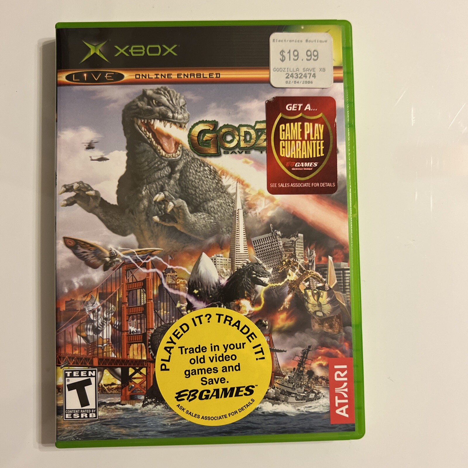 Godzilla Save the Earth Xbox 2004 Pre-Owned Game