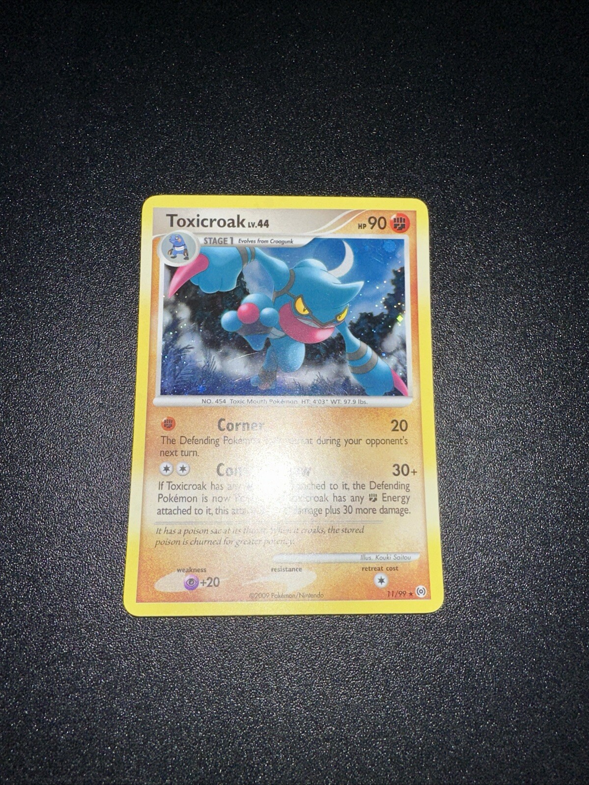 Pokémon TCG Toxicroak 11/99 Platinum Arceus Holo Rare NM