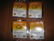 Lot of 4 GBC BadgeMates Round Lanyard with Clip 48 Count Total