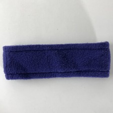 Vintage Fleece Headband Ear Warmer Blueish Purple