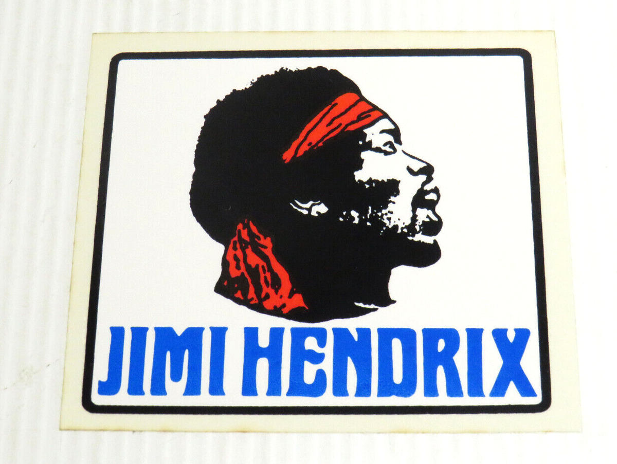 VINTAGE JIMI HENDRIX SPELLOUT FACE 4.25