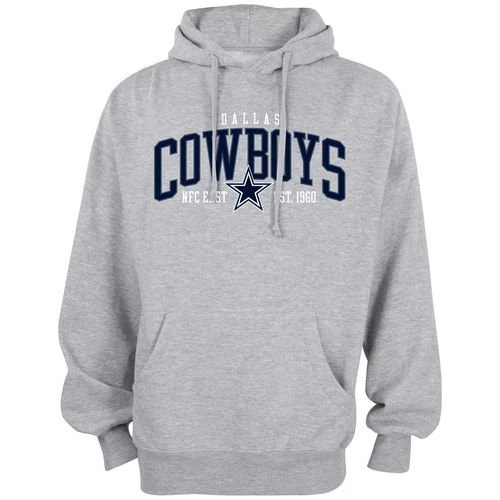 Dallas Cowboys NFL Kestrel Grey Hoodie, 2XL