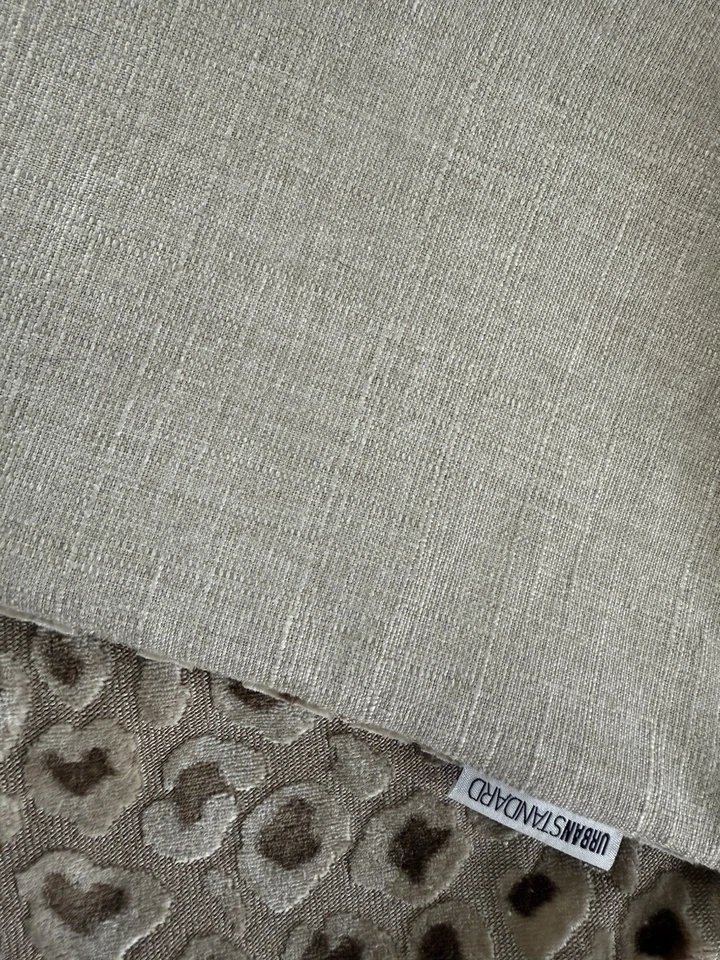 Pair - Designer Cut Velvet Pillow Covers - 16”x24” - Image 3 of 4