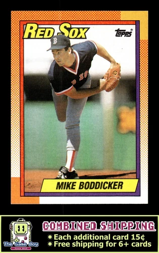 1990 Topps #652 Mike Boddicker Boston Red Sox