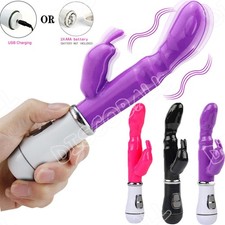 Vibrating Rampant Rabbit Vibrator G Spot Clitoral Dildo Adult Sex Toys 12 Speeds