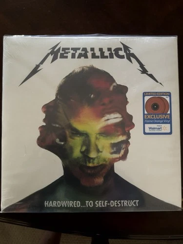 Metallica - Hardwired… To Self-Destruct 2LP Orange Vinyl Record SEALED