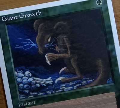 X 1 Giant Growth NM-M 4th Edition 1995 MTG Magic the Gathering