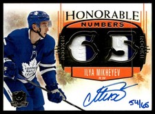 2019-20 Upper Deck The Cup Honorable Numbers Ilya Mikheyev Rookie Auto 54/65