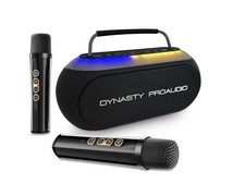 SB-230 Portable Bluetooth Speaker/Karaoke Machine with Wireless Microphones, ...