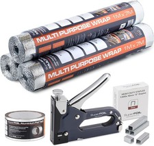 SuperFOIL The Shed Insulation Kit - Foil Multi Purpose Wrap and Fixings 21sqm