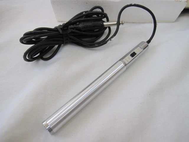 Vtg Realistic Ultra Slim Condenser Mic : Complete In Box W/ Directions: 33-1050 - Image 4 of 4