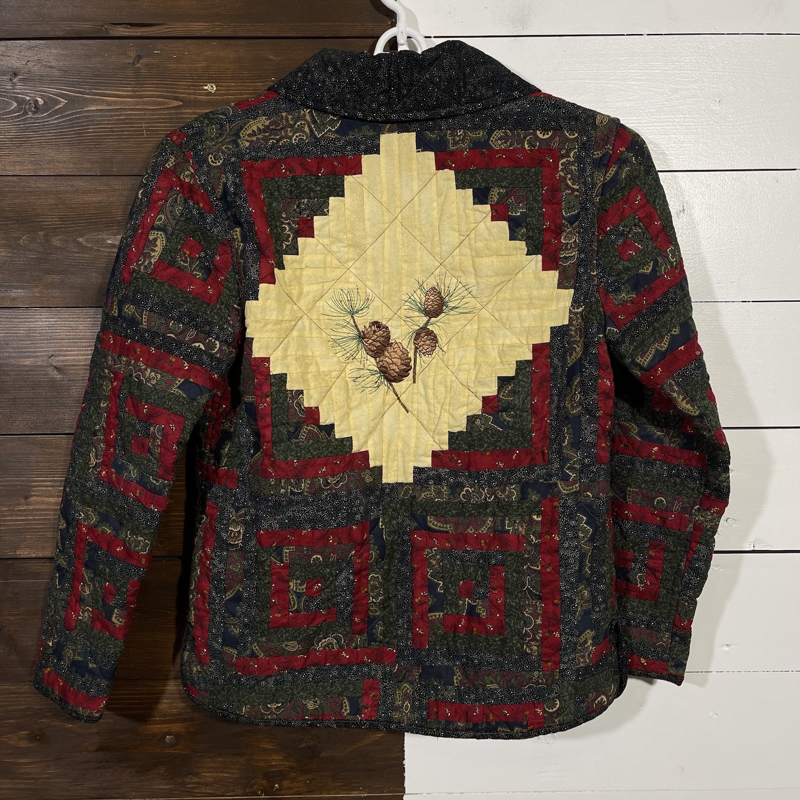 Vintage Donna Sharp Quilted Patchwork Jacket Wome… - image 2