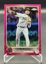 2022 Topps Chrome Update - Sergio Alcantara #USC162 Pink Wave - Padres