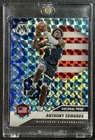 ANTHONY EDWARDS 2020-21 PANINI MOSAIC #252 REACTIVE BLUE PRIZM NATIONAL PRIDE RC