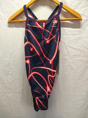 TYR Sport Womens Durafast Diamondback Swim Suit 30