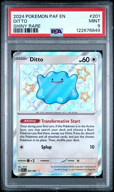 Ditto #201 (Paldean Fates (2024))