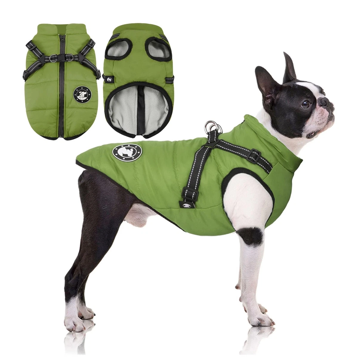 Warm Dog Coats Waterproof Upgrade Dog Clothes Winter Cold Weather Cozy Size 14