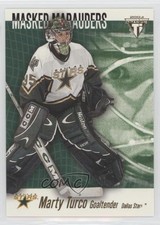 2002-03 Pacific Private Stock Titanium Marauders Marty Turco #2 n1u