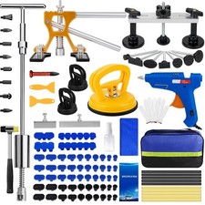 Dent Puller Hail Remover Kit, Professional Car Paintless Dent Removal Kit Tools,