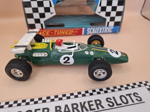 Scalextric Triang C8 Lotus Indianapolis GP #2 Original Boxed 1:32 Scale Slot Car - Picture 2 of 8